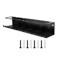 Porte-outil pneumatique/porte-aérosol Combo Porte-bouteille mural pour canette Organisateur d'outils pneumatiques pour garage et espace de travail