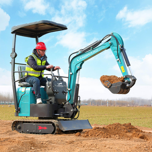 Mini Excavadora de 1 Tonelada Directo de Fábrica, Micro Excavadora Compacta para Jardinería y Trabajo Agrícola, Motor Koop Opcional - Product Image 1