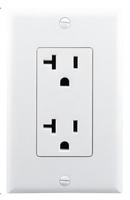 Interruptor de pared de un solo polo 120V 15A de plástico, fácil instalación, hecho en China, modelo A07280C0010196