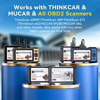 Adaptateur OBD2 THINKCAR 12+8 broches pour câble de déverrouillage de la passerelle de sécurité Chrysler, diagnostic des véhicules FCA SGW