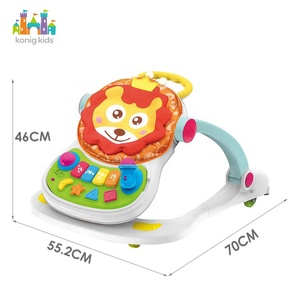 Girello per Bambini 4-in-1 Konig Kids con Seggiolone, Ruote, Giocattoli Musicali e Attività per Bambini - Product Image 4