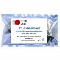 Câble convertisseur série USB vers TTL UART TTL-232R-3V3-WE, câble de programmation et de téléchargement 3.3V, version à extrémités nues, 1,8 mètre
