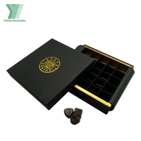 Impression personnalisée or estampage papier emballage boîte de bonbons faveurs de fête de mariage boîte-cadeau de chocolat