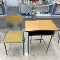 Vente en gros de mobilier scolaire moderne et populaire chaises et tables en bois pour enfants et adultes étudiants