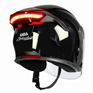Casco da Moto in ABS con Luce Posteriore a Controllo Touch, Fodera in <span class=keywords><strong>Cotone</strong></span> e Ventilazione, Certificato CCC, Vendita Diretta dalla Fabbrica - Product Image 5