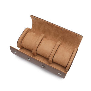 棕色手表盒黑色绿色深蓝色真皮表卷适用于劳力士百达翡丽卡西欧欧米茄江诗丹顿 - Product Image 5