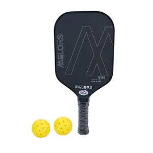 MELORS LOGO karbon fiber 3K pickleball paddle pro-player tasarlar ve özelleştirir