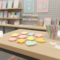 Bloc-notes adhésifs créatifs à motifs d'animaux personnalisés pour enfants et étudiants, cadeaux