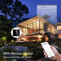 Sakelar Sentuh Standar Eropa Zigbee 10A 240V untuk Panel Kaca Temper 86 Pintar, Kontrol Suara Alexa, Fungsi Timer WiFi, IP20