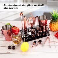 Ensemble de shakers à cocktails de conception internationale la plus récente, en acier inoxydable, réutilisables, accessoires de bar, cadeau de voyage