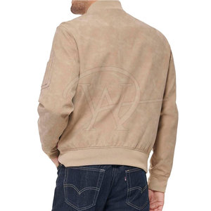 Custom Design <b>Leather</b> <b>Jacket</b> Solid Color <b>Men</b> <b>Leather</b> <b>Jacket</b> Streetwear Breathable <b>Men</b> <b>Leather</b> <b>Jacket</b> - Product Image 3