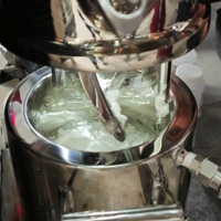 Mixer Planetary Ganda 0.5L dengan Pompa Vakum untuk Pencampuran dan Dispersi, Anti Ledakan untuk Pasta Solder