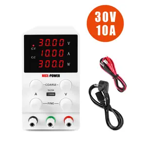 Alimentation électrique industrielle en chine, double canal, 30V/10a, blanc, 1000 w, appareil pour exposition de laboratoire, ombres et UPS