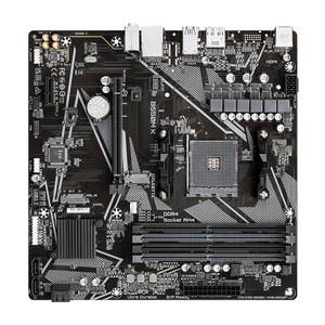 Placa base con procesador de escritorio B550M K para CPU de interfaz AM4 Nueva memoria DDR4 Disco duro SATA de cuatro canales integrado - Product Image 2