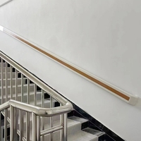 Barrières de sécurité pour couloirs d'hôpitaux, garde-corps pour escaliers, garde-corps mural médical en PVC et aluminium pour personnes handicapées et patients