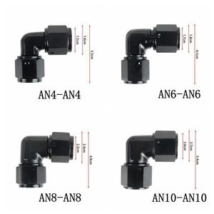Raccord coudé à 90 degrés An4 An6 An8 An10 pour adaptateur de tuyau de refroidisseur d'huile, remplacement, réparation, réglage des systèmes moteur - Product Image 5