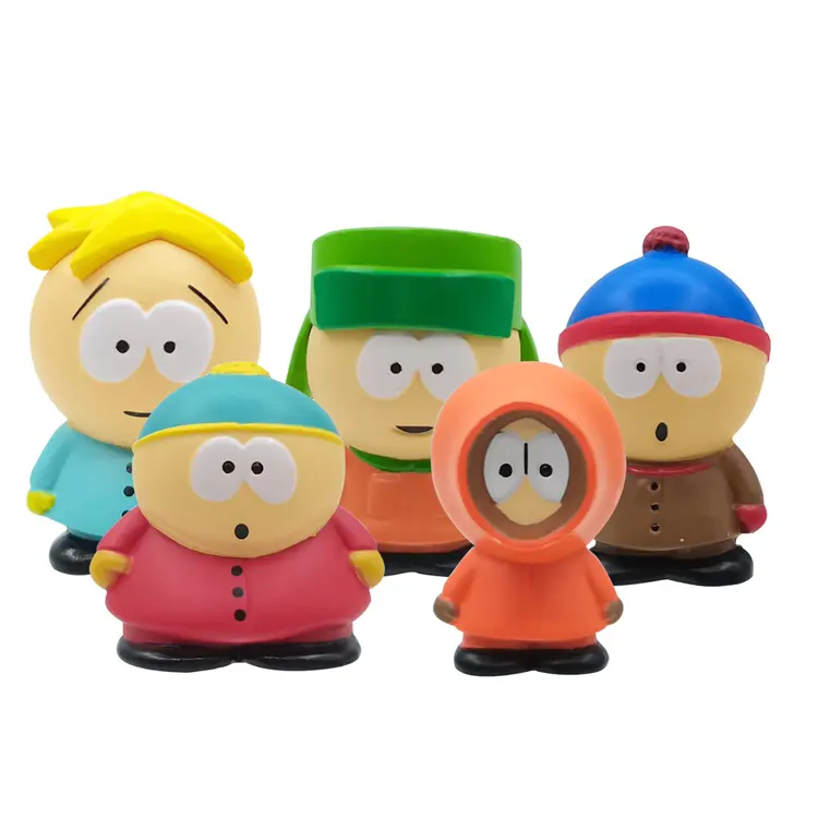 China Supplier Custom High Quality Silicone Cartoon Toys Anime Figures 3D PVC Rubber Anime Figure Toys