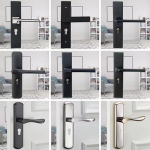 मूक चुंबकीय प्रकार के बेडरूम का दरवाजा ताला, सार्वभौमिक परिवार लकड़ी का दरवाजा बहुउद्देश्यीय ताला - Product Image 5