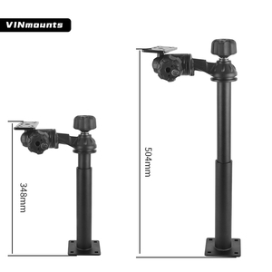 Soporte telescópico VINmounts de doble brazo oscilante de 6 pulgadas para sonda de pesca con placa de 6.25 x 2 pulgadas y bloqueo para Lowrance VIN-TYQ-HB-03-Lock-LZ - Product Image 3