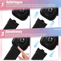 bracelet de montre élastique réglable en nylon pour xiaomi redmi watch 5 / redmi watch 4 / xiaomi smart band 9 pro / smart band