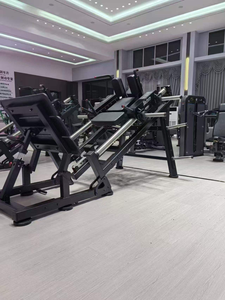 Máquina <span class=keywords><strong>de</strong></span> Sentadillas Hack LD01, Prensa <span class=keywords><strong>de</strong></span> Piernas <span class=keywords><strong>de</strong></span> Acero Resistente para Gimnasio, Equipo para Glúteos, Cuádriceps y Brazos, Ajustable para Gimnasio/Estudio/Hogar - Product Image 4