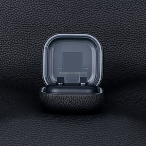 Étui pour écouteurs en cuir de litchi véritable du Togo pour <span class=keywords><strong>Samsung</strong></span> <span class=keywords><strong>Galaxy</strong></span> Buds4 / <span class=keywords><strong>Buds</strong></span> 4 Pro, housse de protection en cuir véritable - Product Image 5