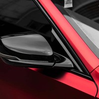 Film Adhésif PET Ultra-Mat Rouge Romani pour Voiture, Rouleau de Vinyle à Changement de Couleur, Autocollants pour Voiture avec Évacuation d'Air