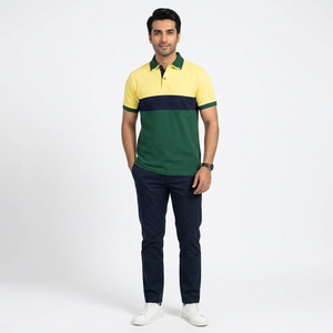 Camisetas polo con logotipo personalizado para hombre, camisetas Polo de manga corta de algodón de verano con ajuste clásico, camisetas de golf de moda de diseño básico informal - Product Image 1