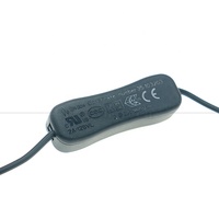 Câble de charge compatible Power Bank avec interrupteur 304, USB-A mâle 1M, extrémité ouverte étamée, blindage en cuivre pur tressé PVC, pour allumage/arrêt