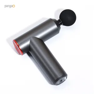 High Quality Rechargeable 4 Heads Mini Deep Tissue Quiet Percussion Body Fascia Massager Gun