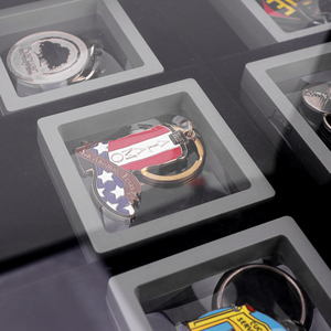 Llaveros de Metal Personalizados con Grabado de Aleación, Dijes de Engranaje en Blanco para Esmalte, Llaveros de Metal con Anillas - Product Image 3