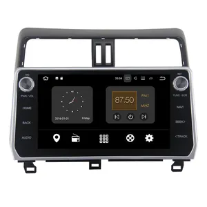 Zestech px6 Android 12 2 DIN phổ Car DVD GPS cho Toyota Prado 2018 với núm xe DVD Player 4 gam RAM 64 gam phòng