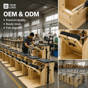 Hochwertiger Pilates-Stabilitätsstuhl aus Holz mit Kunstleder, Langlebig und Umweltfreundlich, Multifunktional für Zuhause, Yoga-Studio und Gewerbliche Nutzung - Product Image 5