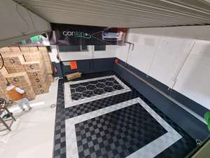 Modern Anti-Slip Interlocking Garage <b>Floor</b> Tiles Wear-Resistant <b>Plastic</b> PP Low Price Vinyl Flooring Graphic Design Solution - Product Image 5
