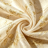 Tissu de doublure jacquard brocart 100 % polyester 75D, doux et décoratif, largeur 58/60 pouces, idéal pour boîtes à cosmétiques et bijoux, vente directe usine