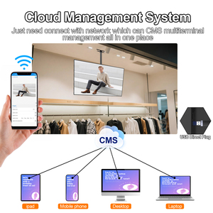 32 Inch 2K <b>Wall</b> Mount Digital Signage 700Nits Frameless Commercial LCD <b>Display</b> for Retail Shop Hotel Mall Elevator Advertising - Product Image 1