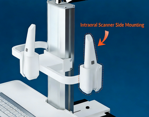 Bàn gấp đa năng, xe đẩy máy tính di động, xe đẩy màn hình, xe đẩy bệnh viện, xe đẩy di động, trạm kiểm tra di động, trạm đứng - Product Image 4