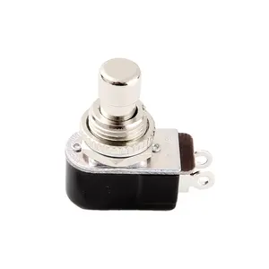 3A 250VAC OFF-(ON) Metal Push Type Toggle Switch Machinery For Auto Control Cables 2 Terminal Soldering Terminal T601A2U Toowei