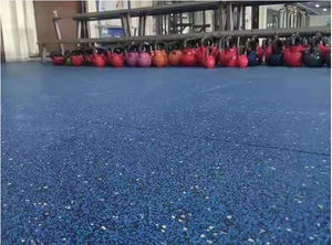 Baldosas de goma para suelo elástico antideslizante gimnasio - Product Image 6