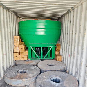 Planta de Procesamiento de <span class=keywords><strong>Oro</strong></span> de Pequeña Escala para Minas de Cuarzo, Molino de Bandeja Húmeda, Conjunto Completo de Equipos - Product Image 4