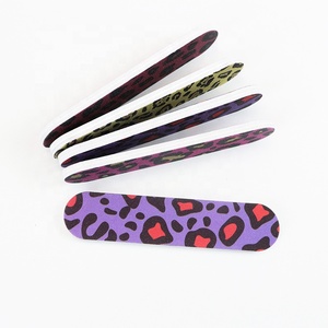Pierres à ongles en zircon, Mini Limes jetables, 180/240, vente en gros, outils d'art de l'<span class=keywords><strong>ongle</strong></span>, léopard, bébés, étiquettes, Logo personnalisé - Product Image 4