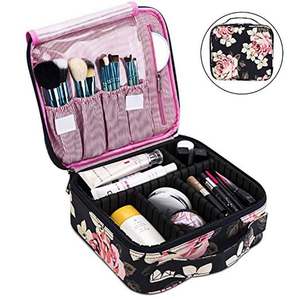 Muestra Gratis de Bolsa de Maquillaje de Nailon para Mujer, Bolsa de Cosméticos de Viaje, Linda, Grande, Profesional, Neceser de Maquillaje - Product Image 1
