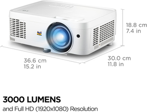 Proyector LED de Tiro Corto LS560WH WXGA de 3000 Lúmenes - Product Image 4
