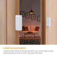Sensor Pintu Wifi Pintar Alarm Keamanan Terlaris, Kontrol Aplikasi Tuya Smartlife, Anti Maling, Tombol Panik Jendela Rumah untuk Rumah