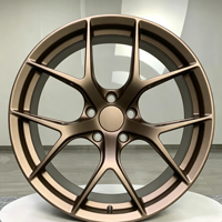 Jantes forgées concaves de style RI-D 18 19 20 pouces 5x112 5x114.3 5x120 Noir mat pour BMW Série 3 G20 M3 G80 M340i M4 G82