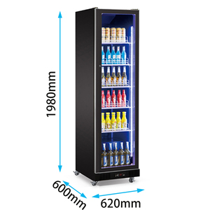 Equipo de refrigeración comercial congelador de carne refrigerador bar bebidas congelador de exhibición refrigerador puerta de vidrio congelador de exhibición - Product Image 6