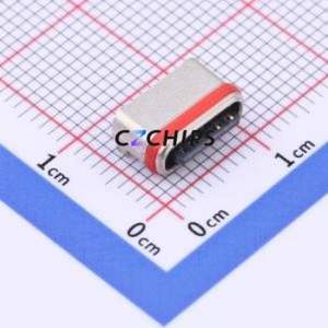 HYCW246-USBC06-570B USB Connector SMD Connector ( Connector Type: Type-C )( Gender: Female )( Mounting Type: Horizontal Mount ) - Product Image 1