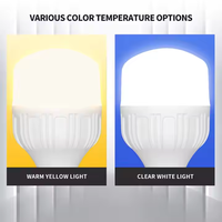 Ampoules LED blanches très vendues au Moyen-Orient, puces SMD 2835, forme en T, abat-jour en PP, culot B22/E27, économie d'énergie, haute luminosité pour
