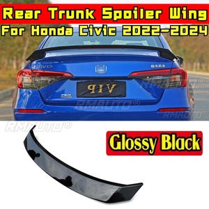 สปอยเลอร์หลังสำหรับ Honda Civic รุ่นที่ 11 Sedan ปี 2022-2024 ชิ้นส่วนตกแต่งปีกสปอยเลอร์หลัง ทำจากพลาสติก ABS อุปกรณ์ตกแต่งรถยนต์ - Product Image 1