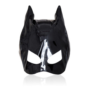 Boîte personnalisée gratuite-<span class=keywords><strong>Sexy</strong></span> cuir <span class=keywords><strong>chat</strong></span> capuche masque oeil ouvert esclave tête Bondage couvre-chef demi-visage fête masque animal jeu de rôle jouet érotique - Product Image 4